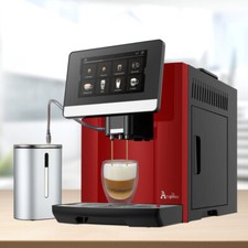 Acopino Kaffeevollautomat Espressomaschine Barletta rot,GB
