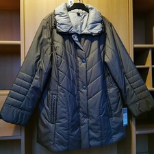 Damen Anorak / Winterjacke in Grau - Gr. 50 - Neuwertig !