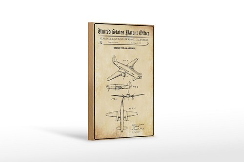 Holzschild patent 12x18 - patent, cm