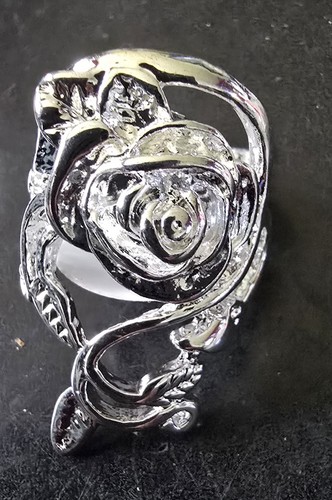 Eleganter damenring rose - eleganter,