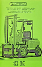 AUSA Original Ersatzteilbuch - Dieselstapler CE16 - DE GB FR ES