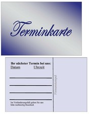 Terminkarten neutral uni Arzt