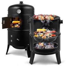 31.5" Charcoal Smoker Grill