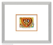 Original James Rizzi 3D  " THE POWER OF PEACE " Zertifikat GERAHMT NEU