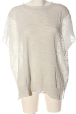 PETER O. MAHLER Oversized Shirt Damen Shirt Gr. DE 38 wollweiß Casual-Look