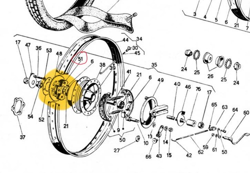 Ersatzteile gilera trial - ersatzteile, 50