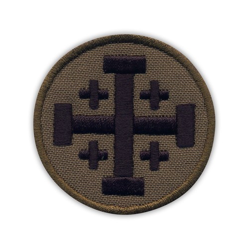 Jerusalem kreuz gedämpfter - kreuz,
