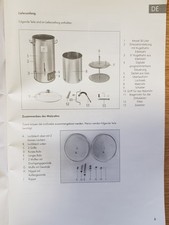 Klarstein FP3 Mundschenk XXL Maische Kessel Bierbrau Anlage Bierfass Bierbrauen