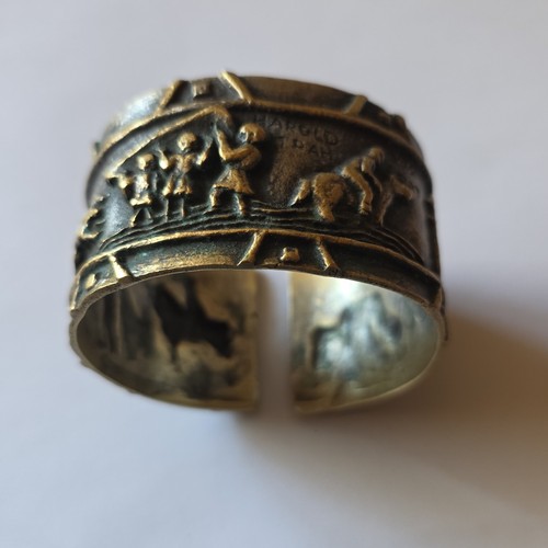 Massiver reliefartiger bronze - reliefartiger,
