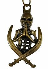 Schlüsselanhänger Skelett Pirat 12 x 3 cm Ring 2,5 cm Ø Anhänger Deko GDB C63