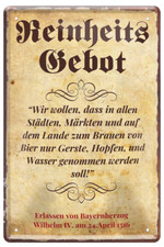  ''Reinheitsgebot'' 20x30cm