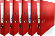 5x Ring-Buch rot DIN A4