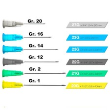 50 Injektionskanülen Einmalkanülen Kanüle steril für Einweg Einmal spritzen