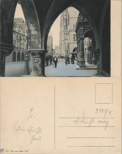 Ansichtskarte münster - ansichtskarte,