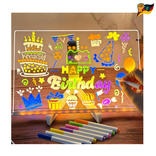 Led schreibtafel 30x20cm - led,