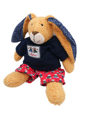 Sigikid Vintage Hase Kaninchen Frottee lange Ohren Plüschtier Kuscheltier