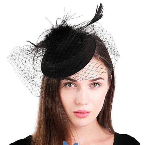 Derby pillbox hat - derby, tea