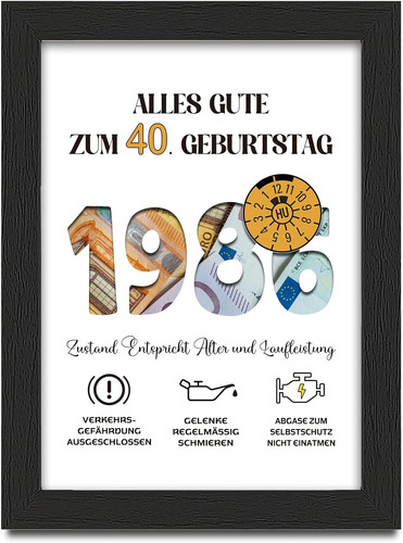 Geschenke zum geburtstag - 40,
