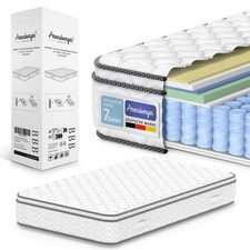 Federkern Matratze 25cm - Arensberger VIKTORIA - 7 Zonen mit integriertem Topper