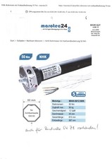 Rolladen/Markisenmotor Marotec 24, Rohrmotor 50Nm, l= 60cm,