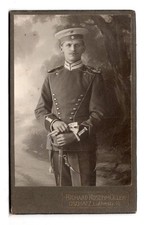 CDV Foto Soldat Ulan in