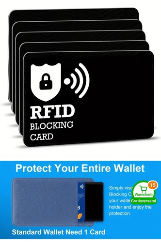 Rfid blocker karte - karte, nfc