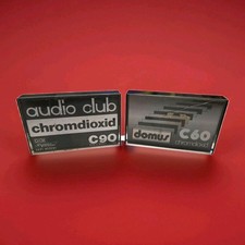 2x Chromdioxid Audiokassetten