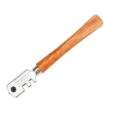 PREMIUM GLASSCHNEIDER 6 RAD MUSTER SPIEGEL/FLIESE/FENSTER HOLZGRIFF