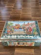 Alte Lebkuchen Truhe Kiste E