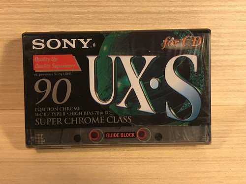 Audiokassette sony 90 neu - ux-s,