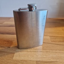 Edelstahl Flachmann, 8oz.