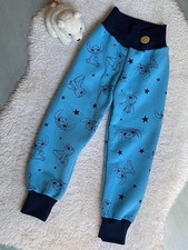 ♥ Warme Pumphose Mitwachshose (Sweat) ♥ Gr. 104-110 NEU Handmade *Stitch*