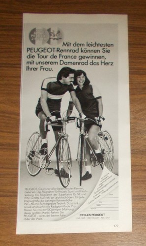 Seltene werbung peugeot - seltene,