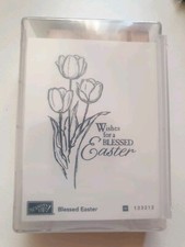 stampin up ! Holz Stempel Ostern blessed Easter (W133212) DIY Basteln Neu Top