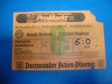 86/87 Ticket BVB Dortmund SV