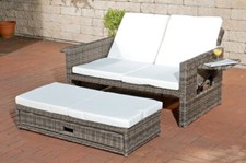 Polyrattan 2er Lounge Sofa