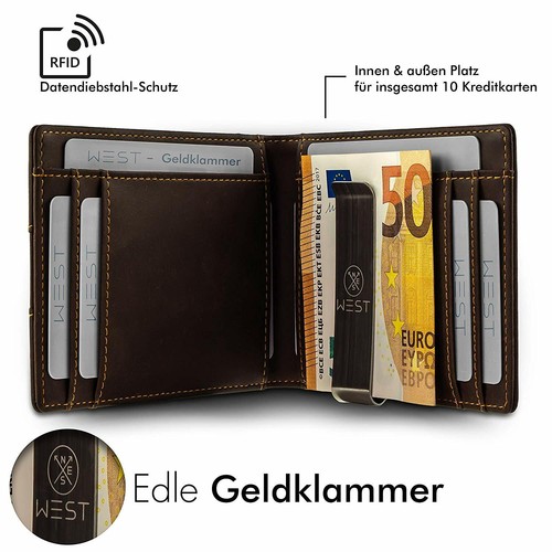 West premium geldbörse - west, mit
