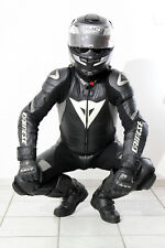 Dainese Laguna Seca Herren Lederkombi 1-teilig schwarz, wie neu Gr. 50