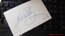 elvis Autogramm (signed)