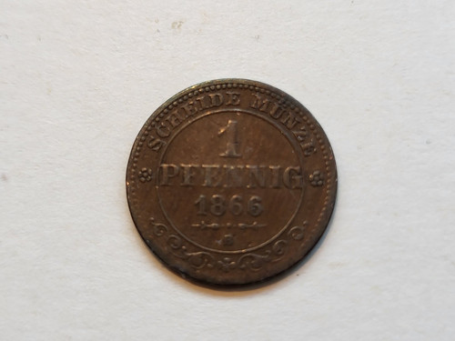 Pfennig 1866 koenigreich - b,,