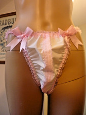 SISSY WHITE & PINK  SLIPPY