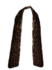 Ozelot Schal Echtfell Pelz