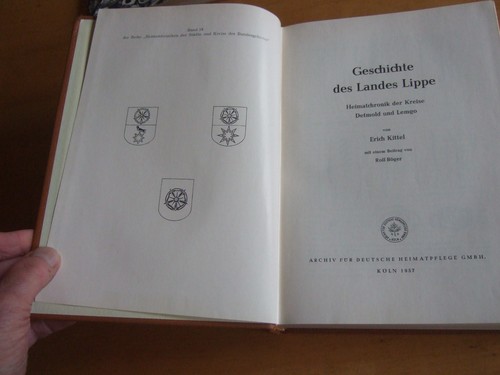 Geschichte des landes lippe - , =