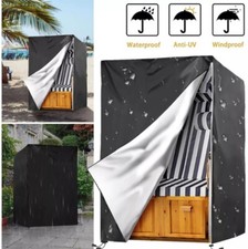 Strandkorb Schutzhülle Wetterfest Winterfest Abdeckhaube Plane Reißverschluss