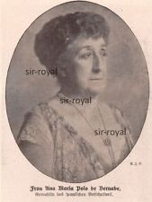 Ana Maria Polo de Bernabe - Botschafter Spanien - 1916 - Hist. Aufnahme ~8x11cm