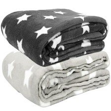 Kuscheldecke Sterne Coral