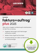 Lexware Faktura+Auftrag Plus 2025, ESD-Download 1-Jahr Update-Service