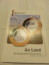 Album für Münzen an Land mit transparentem Polymer - Ring (siehe auch Bilder)