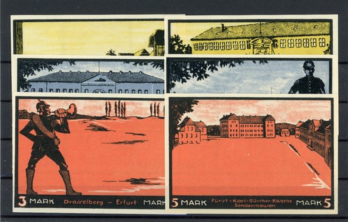 Erfurt scheine notgeld 2 - scheine, /