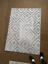 Basic Teppich Uni Grau 120/170